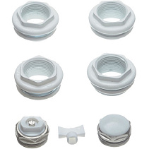 Монтажный комплект для радиатора Stout 3/4" белый