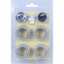 Монтажный комплект для радиатора Global KIT 3/4" серый