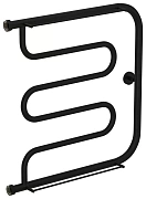 Водяной полотенцесушитель Сунержа Лира+ 2П 600х600 Н. Г. 1 матовый черный