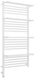 Полотенцесушитель электрический Сунержа Богема с 4 полками 3.0 1200х600 / МЭМ левый Матовый белый