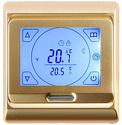 Терморегулятор E 91.716 программируемый сенсорный золото