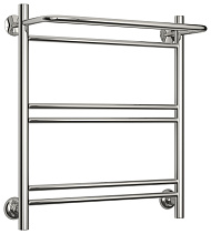 Водяной полотенцесушитель Стилье "Версия-Н1" 600х500 (Полка+1+2+2) П 16 (Без покрытия)