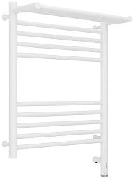 Полотенцесушитель электрический Сунержа Богема с полкой 3.0 600х500 / МЭМ правый Матовый белый