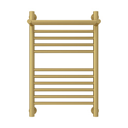 Водяной полотенцесушитель Сунержа Богема с полкой + 600х400 матовое золото