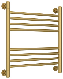 Водяной полотенцесушитель Сунержа Богема+ прямая 500х500 матовое золото
