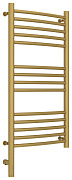 Полотенцесушитель электрический Сунержа Богема 3.0 выгнутая 800х400  МЭМ левый Матовое золото