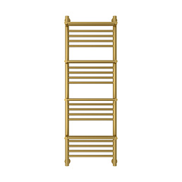 Водяной полотенцесушитель Сунержа Богема 4 полки + 1200х400 матовое золото