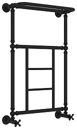 Водяной полотенцесушитель Сунержа Ренессанс 1452 860х500 матовый черный