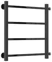 Водяной полотенцесушитель Стилье "Версия-КБ" 500х500 (4) П 20х20 (Чёрный)