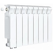 Радиатор биметалл Rifar Monolit Ventil 350 / 8 секций, нижнее левое подключение