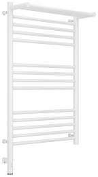 Полотенцесушитель электрический Сунержа Богема с полкой 3.0 800х500 / МЭМ левый Белый