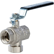 Кран шаровой Stout с фильтром 1/2", ручка рычаг