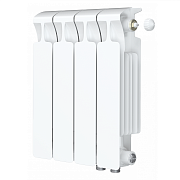 Радиатор биметалл Rifar Monolit Ventil 350 / 4 секции, нижнее правое подключение