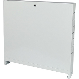 Шкаф STOUT распределительный наружный 8-10 выходов (ШРН-3) 651х120х704 с накладной дверцей