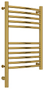 Полотенцесушитель электрический Сунержа Богема 3.0 выгнутая 600х400  МЭМ левый Золото